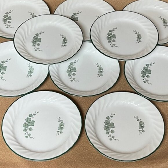 10 Corelle Callaway Ivy Salad Plates 7 1/4” - Picture 3 of 12